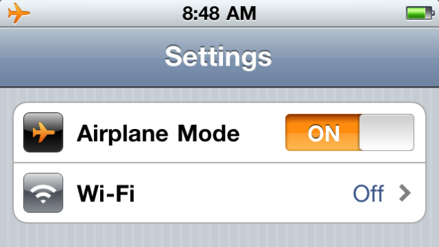Flight mode
